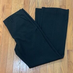 Women’s The Limited Cassidy Fit Black Pinstriped Pants Size 10 EUC